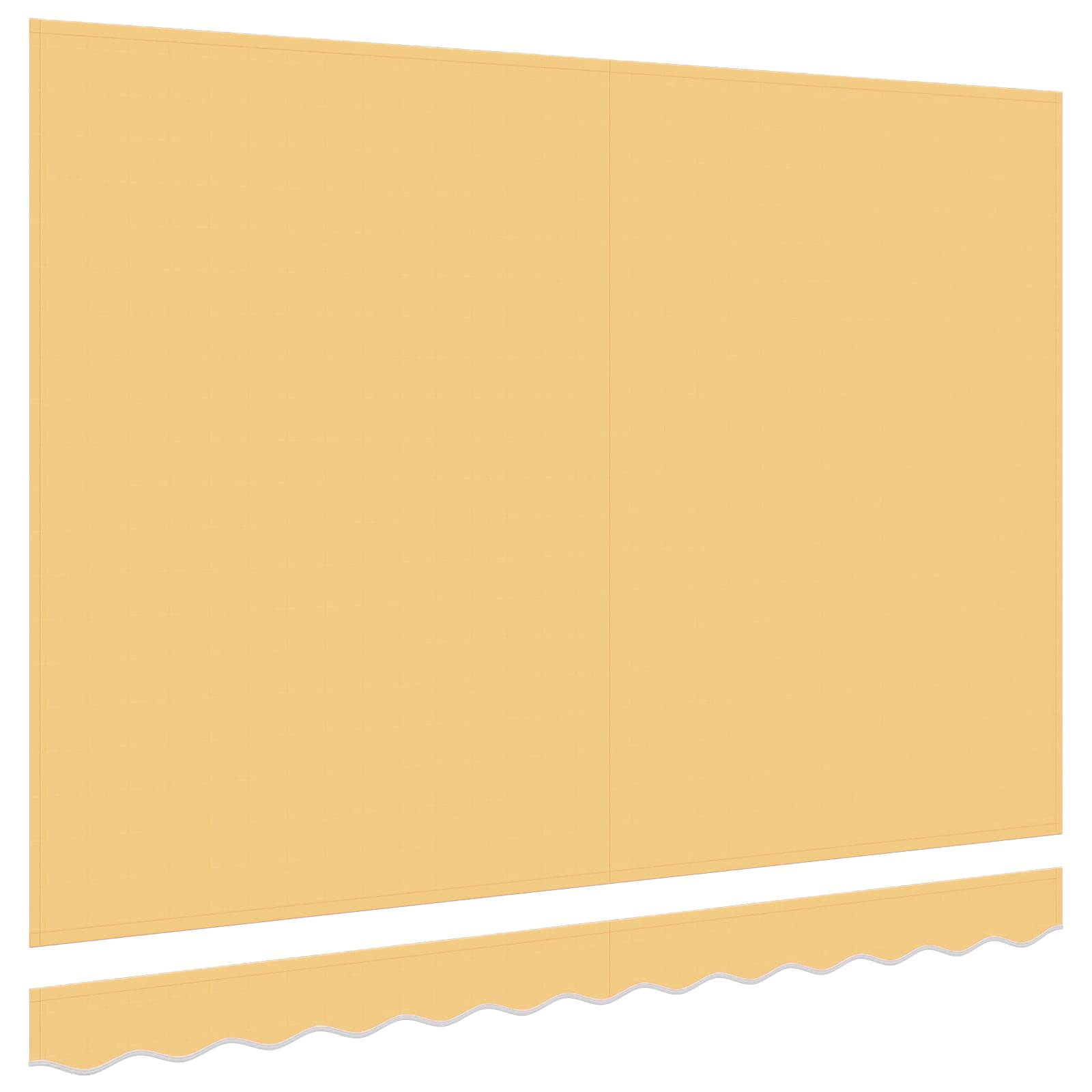 vidaXL Awning Replacement Fabric Sand 431 x 295 cm Polyester 3