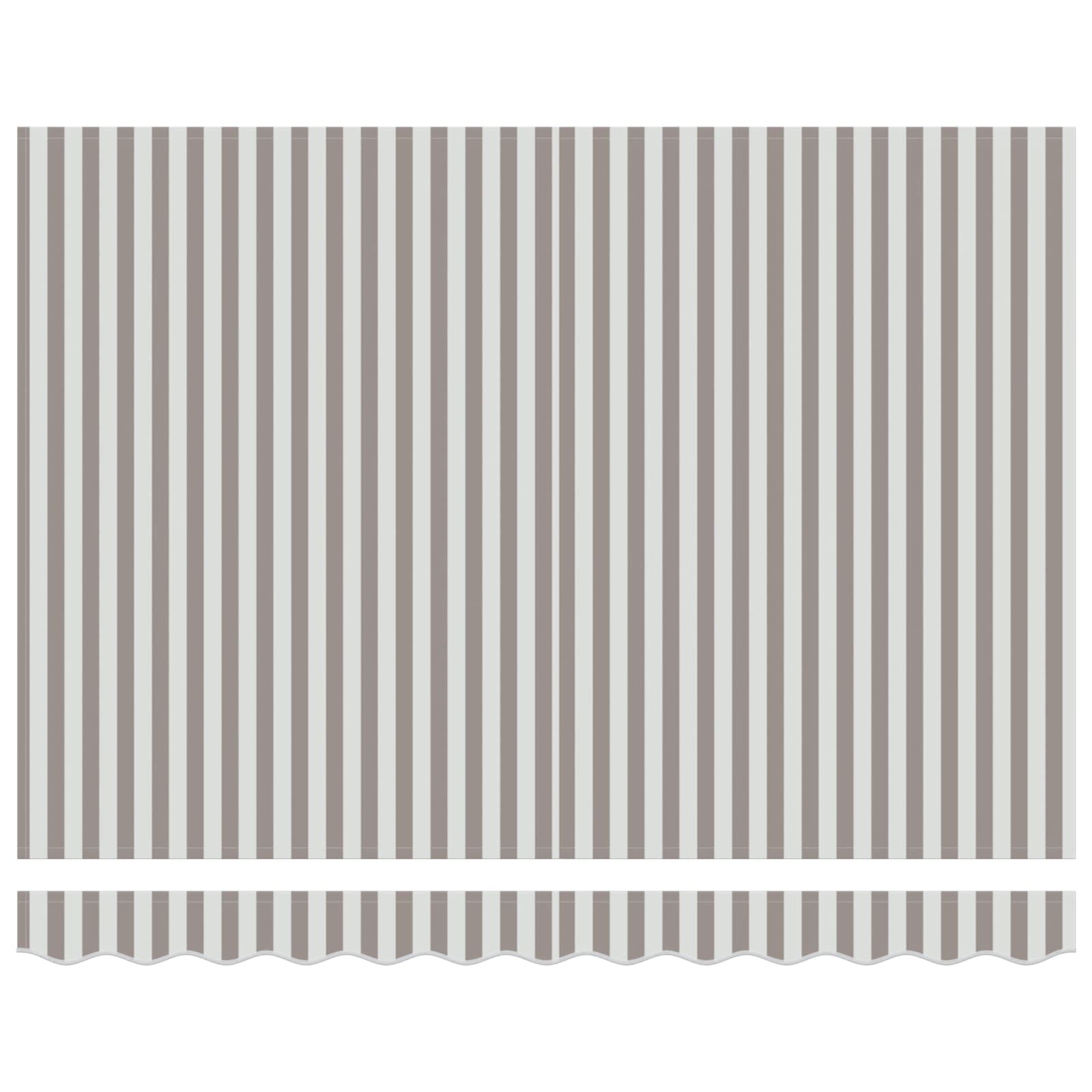vidaXL Awning Replacement Fabric Light Grey and White 481 x 295 cm 4