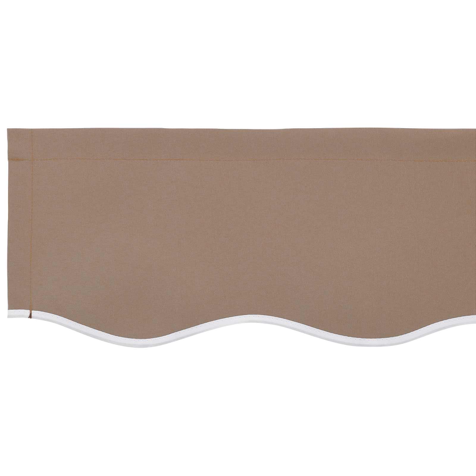 vidaXL Awning Replacement Fabric Taupe 481 x 295 cm Polyester 5