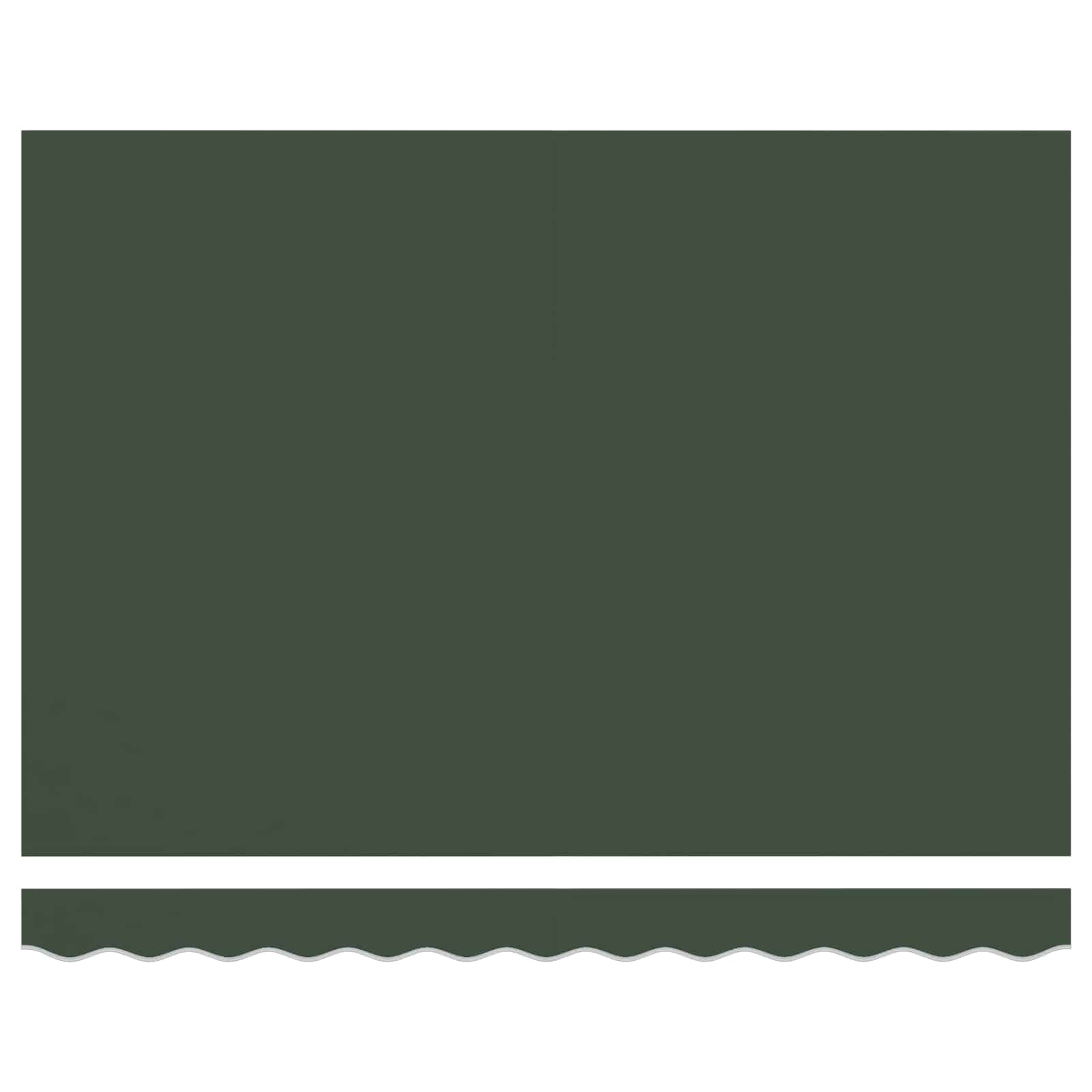 vidaXL Awning Replacement Fabric Dark Green 481 x 345 cm Polyester 4