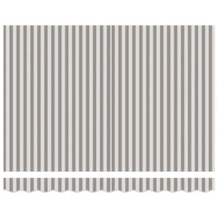 vidaXL Awning Replacement Fabric Light Grey and White 581 x 295 cm 4