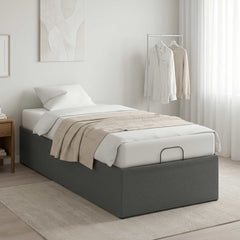 Electric Adjustable Bed Frame Steel Dark grey