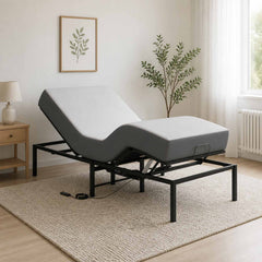 Electric Adjustable Bed Frame Black 200 x 70 x 33.5 cm Steel 70 x 200 cm