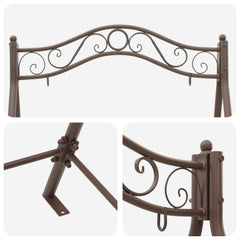 Swing Frame 113 x 121.5 x 168 cm Steel Antique brown
