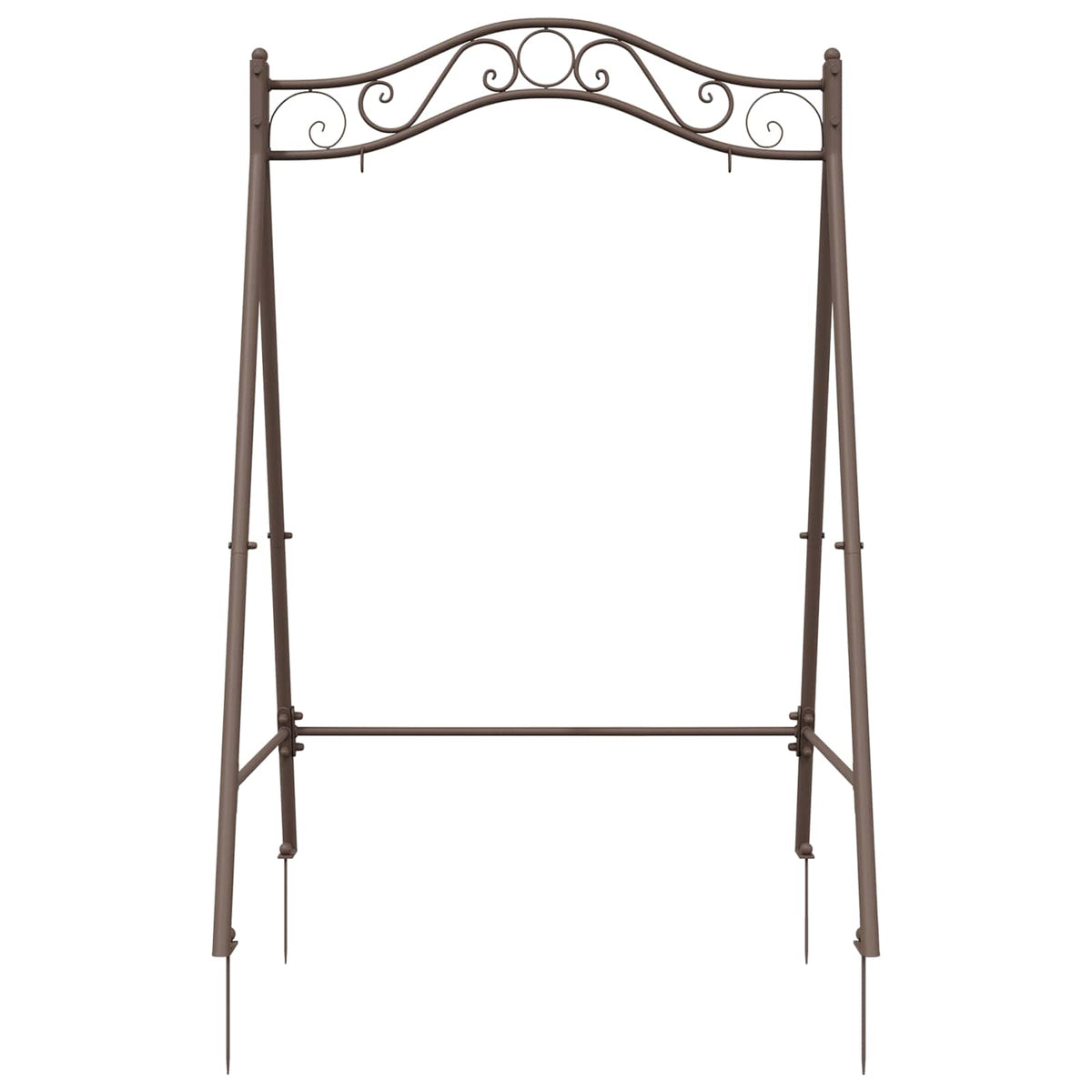 Swing Frame 113 x 121.5 x 168 cm Steel Antique brown