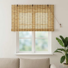 vidaXL Roller Blind Natural 140 x 160 cm Reed 1