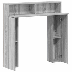 vidaXL Fireplace Surround Grey Sonoma 102 x 18 x 100.5 cm 5