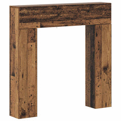 vidaXL Fireplace Surround Old Wood 102 x 18 x 100.5 cm Engineered Wood 2