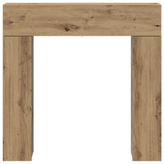 vidaXL Fireplace Surround Artisan Oak 102 x 18 x 100.5 cm 6
