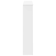 vidaXL Fireplace Surround White 100 x 20 x 100 cm Engineered Wood 5