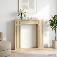 vidaXL Fireplace Surround Sonoma Oak 100 x 20 x 100 cm Engineered Wood 1