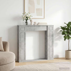 vidaXL Fireplace Surround Concrete Grey 100 x 20 x 100 cm 1