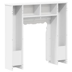 Fireplace Surround 93 x 20 x 89 cm Engineered Wood White