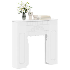 Fireplace Surround 93 x 20 x 89 cm Engineered Wood White