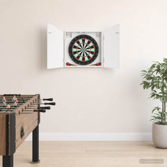 vidaXL Dartboard Cabinet White 56 x 12 x 63 cm Engineered Wood 1