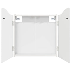 vidaXL Dartboard Cabinet White 56 x 12 x 63 cm Engineered Wood 2
