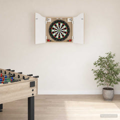 vidaXL Dartboard Cabinet Sonoma Oak 56 x 12 x 63 cm Engineered Wood 1