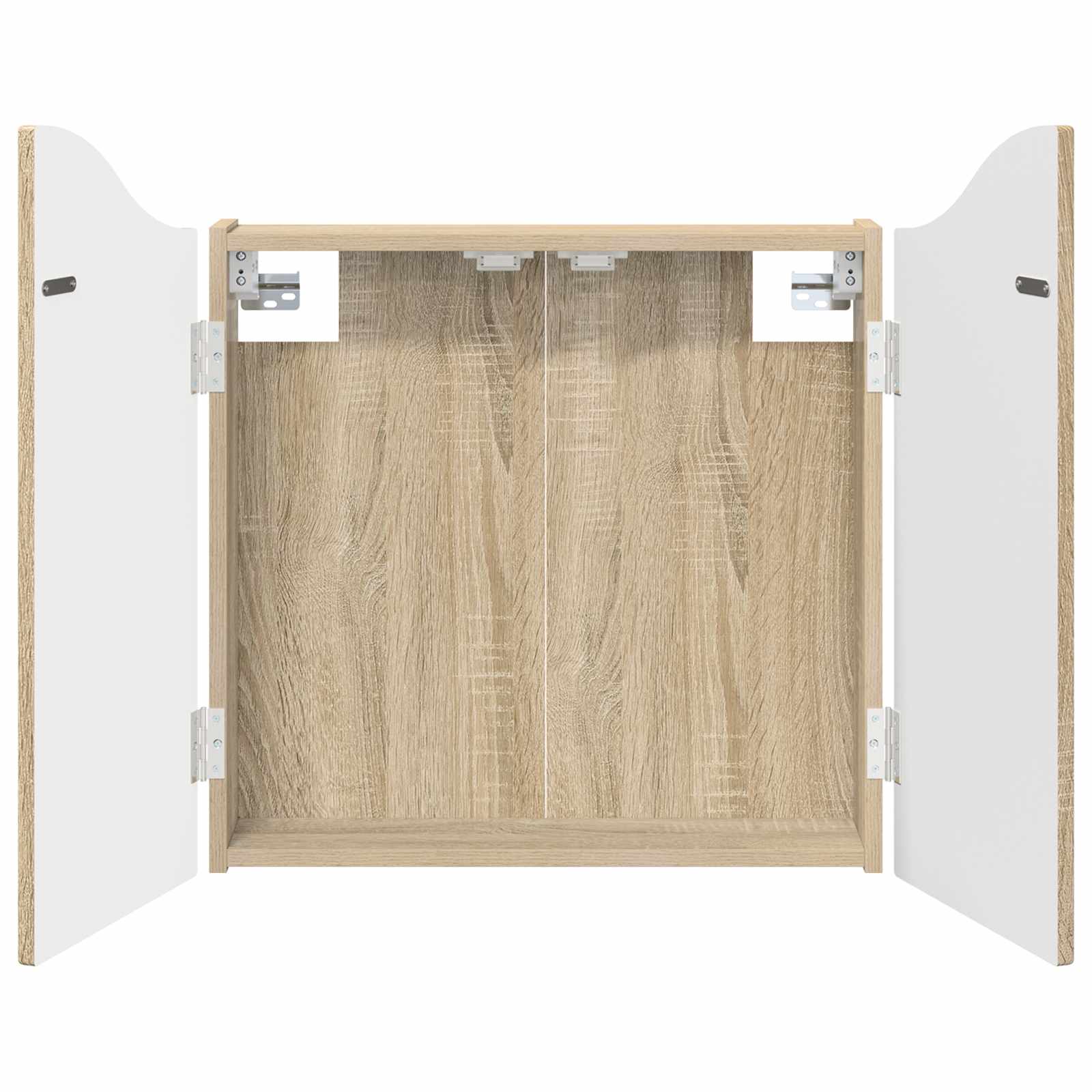 vidaXL Dartboard Cabinet Sonoma Oak 56 x 12 x 63 cm Engineered Wood 2