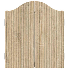 vidaXL Dartboard Cabinet Sonoma Oak 56 x 12 x 63 cm Engineered Wood 5