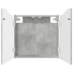 vidaXL Dartboard Cabinet Concrete Grey 56 x 12 x 63 cm Engineered Wood 2