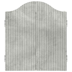 vidaXL Dartboard Cabinet Concrete Grey 56 x 12 x 63 cm Engineered Wood 5
