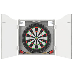 vidaXL Dartboard Cabinet Concrete Grey 56 x 12 x 63 cm Engineered Wood 3