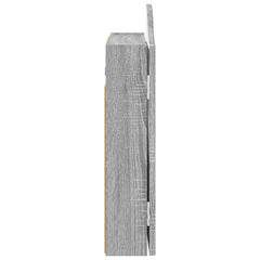 vidaXL Dartboard Cabinet Grey Sonoma 56 x 12 x 63 cm Engineered Wood 6