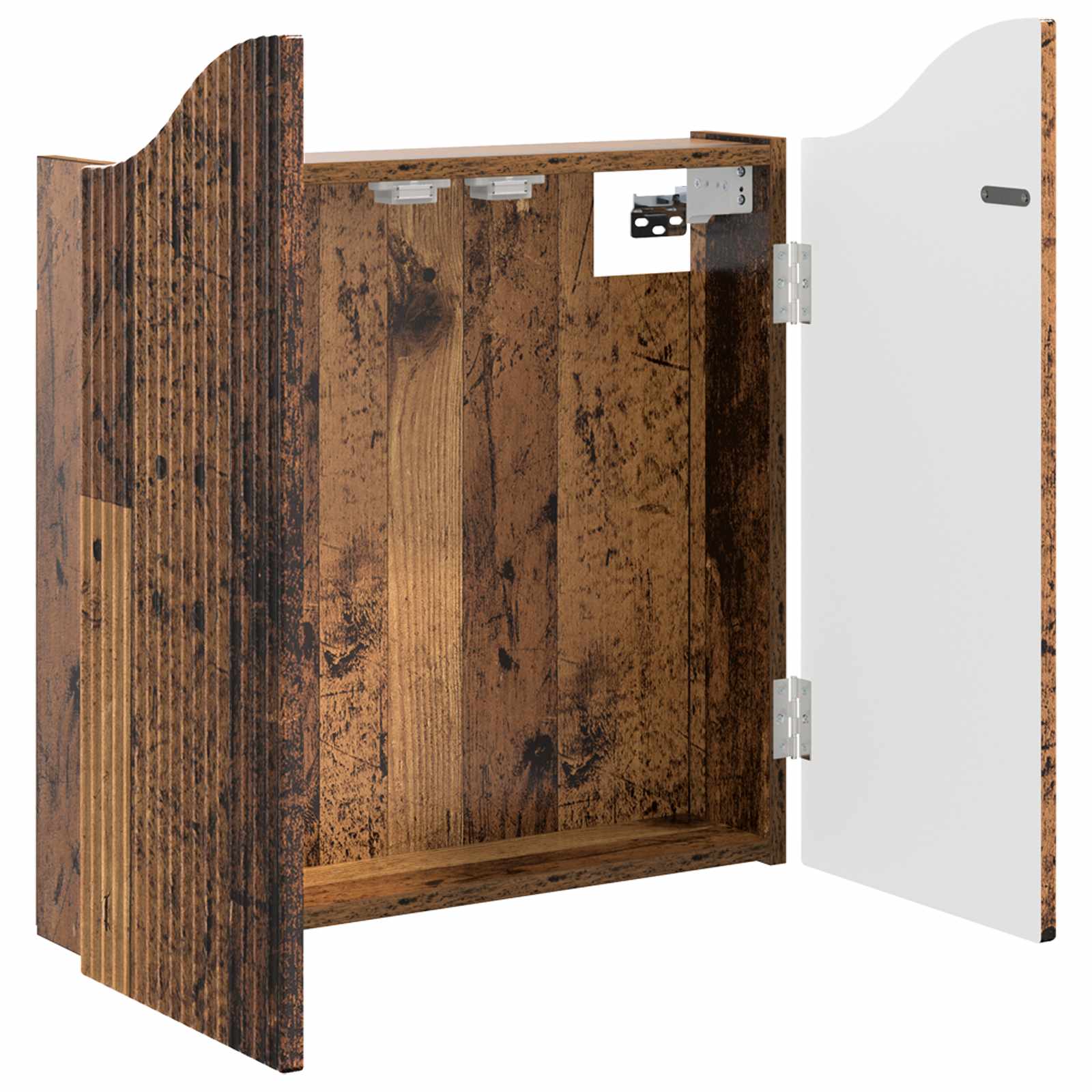 vidaXL Dartboard Cabinet Oak Wood 56 x 12 x 63 cm Engineered Wood 4