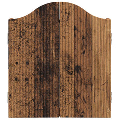 vidaXL Dartboard Cabinet Oak Wood 56 x 12 x 63 cm Engineered Wood 5