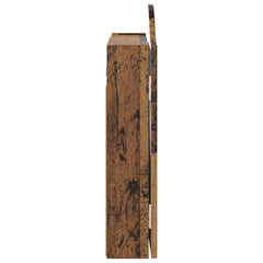 vidaXL Dartboard Cabinet Oak Wood 56 x 12 x 63 cm Engineered Wood 6