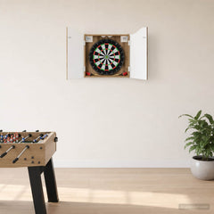 vidaXL Dartboard Cabinet Artisan Oak 56 x 12 x 63 cm Engineered Wood 1