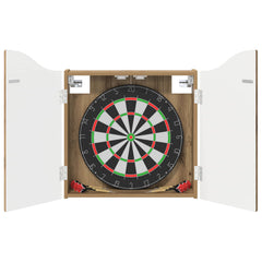 vidaXL Dartboard Cabinet Artisan Oak 56 x 12 x 63 cm Engineered Wood 3