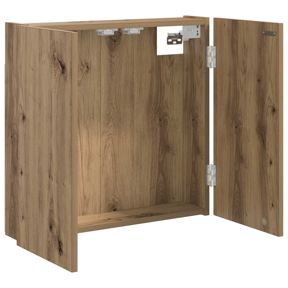 Dartboard Cabinet Artisan Oak Engineered Wood, image 4