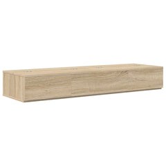 vidaXL Studio Desk Sonoma Oak 152 x 40 x 19.5 cm Engineered Wood 2