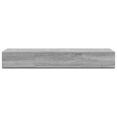 vidaXL Studio Desk Grey Sonoma 152 x 40 x 19.5 cm Engineered Wood 5
