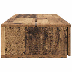 vidaXL Studio Desk Oak Wood 152 x 40 x 19.5 cm Engineered Wood 6