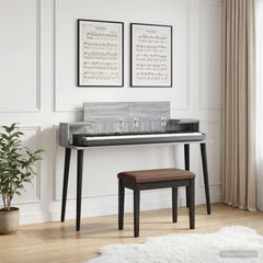Studio Desk Engineered Wood 152 x 36 x 19.5 cm Grey sonoma