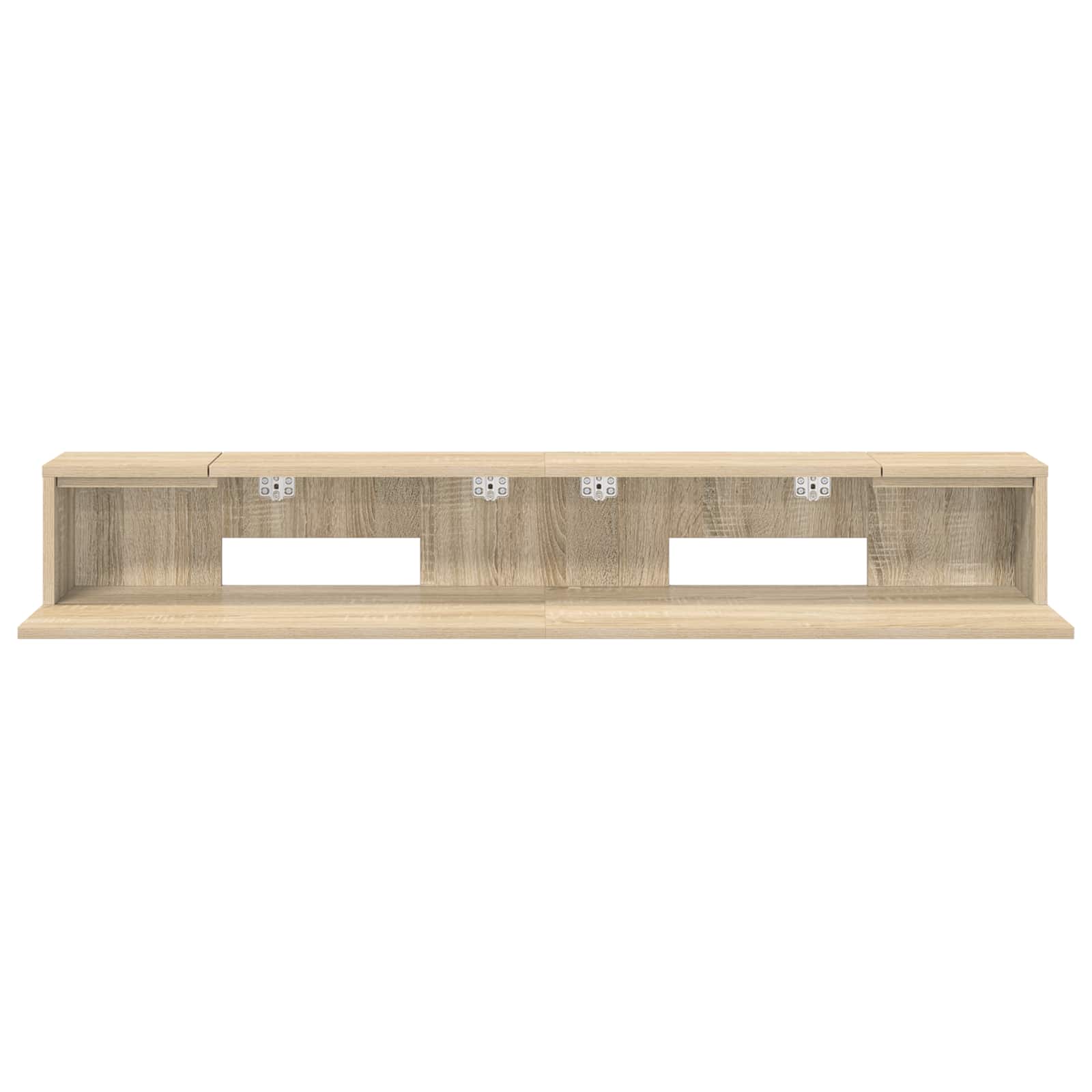 vidaXL Studio Desk Sonoma Oak 110 x 36 x 19.5 cm Engineered Wood 5