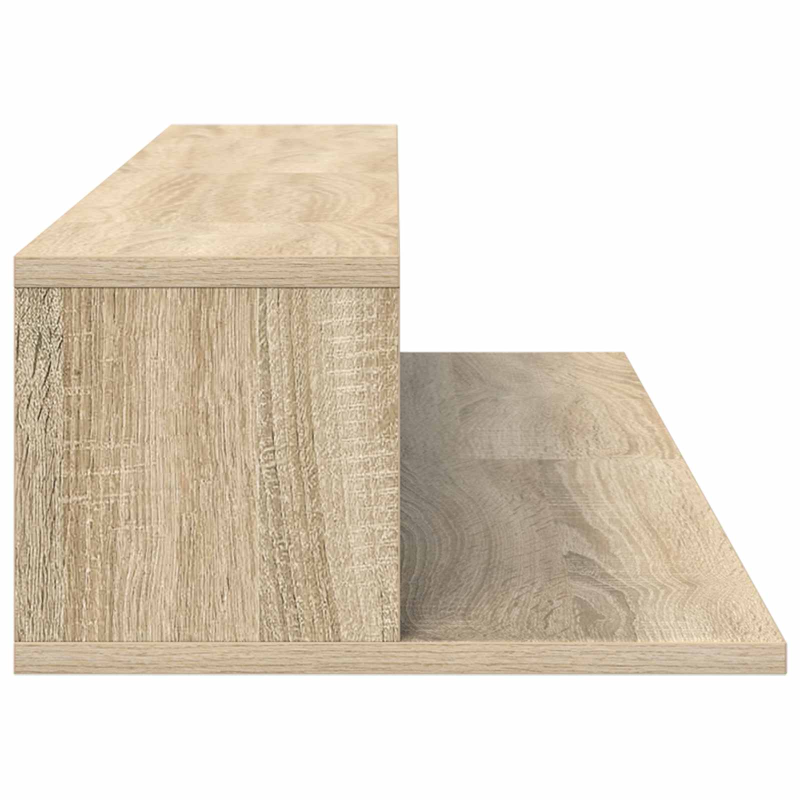 vidaXL Studio Desk Sonoma Oak 110 x 36 x 19.5 cm Engineered Wood 6