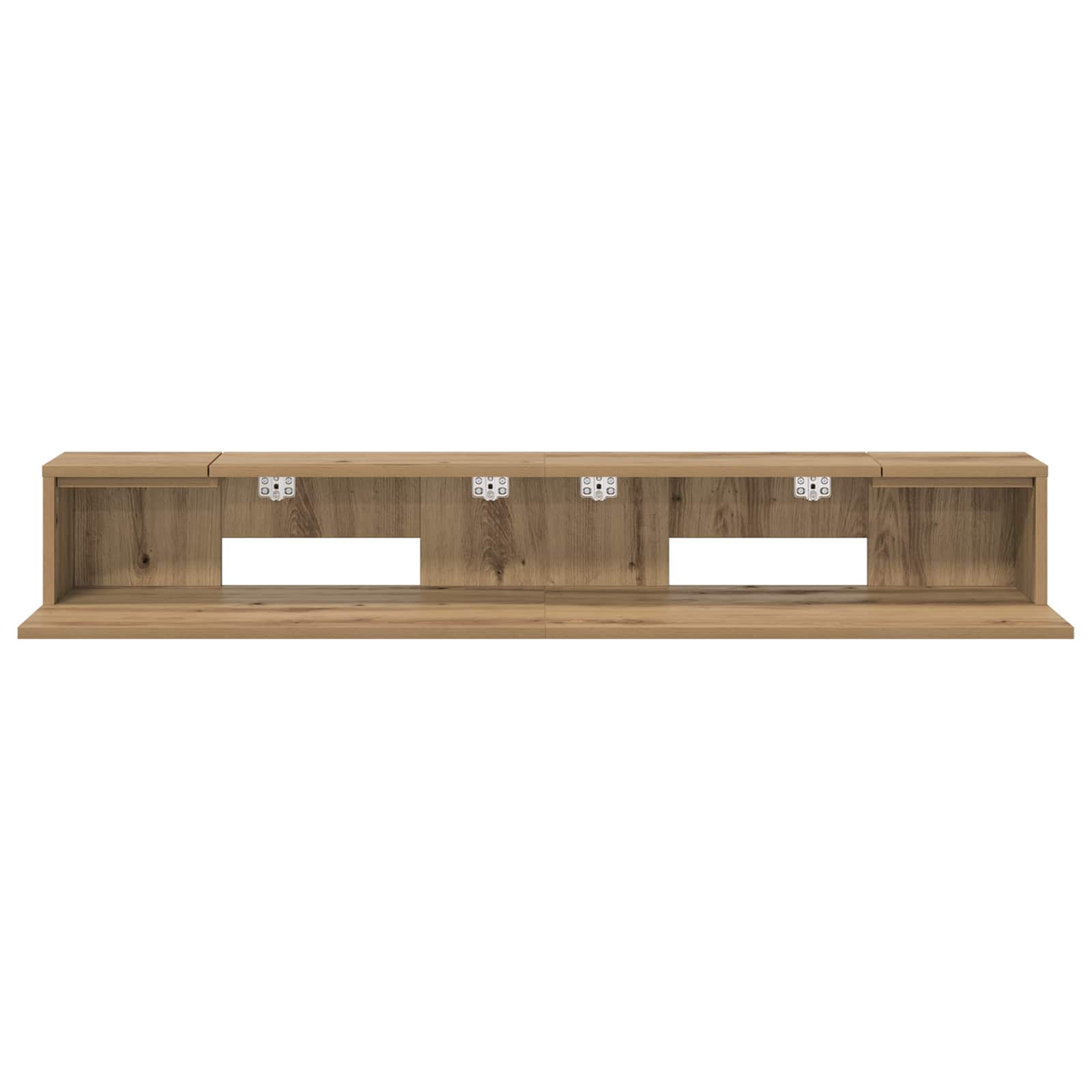 vidaXL Studio Desk Artisan Oak 110 x 36 x 19.5 cm Engineered Wood 5