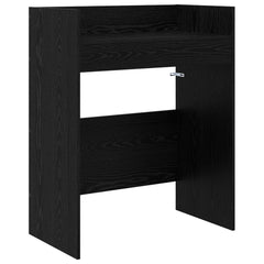 DJ Table Engineered Wood 102 x 45 x 102 cm Black oak