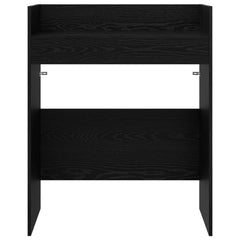vidaXL DJ Table Black Oak 102 x 45 x 102 cm Engineered Wood 4