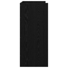 vidaXL DJ Table Black Oak 102 x 45 x 102 cm Engineered Wood 5