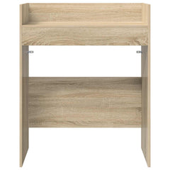 vidaXL DJ Table Sonoma Oak 102 x 45 x 102 cm Engineered Wood 4