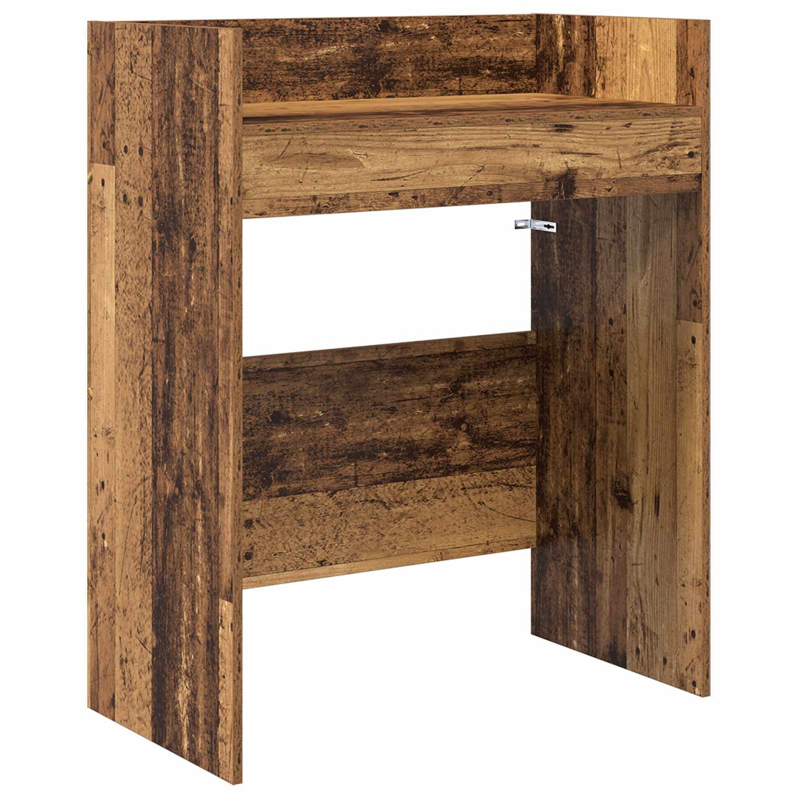 vidaXL DJ Table Old Wood 102 x 45 x 102 cm Engineered Wood 2