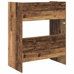 vidaXL DJ Table Old Wood 102 x 45 x 102 cm Engineered Wood 6