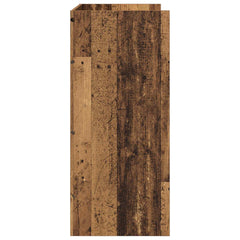 vidaXL DJ Table Old Wood 102 x 45 x 102 cm Engineered Wood 5