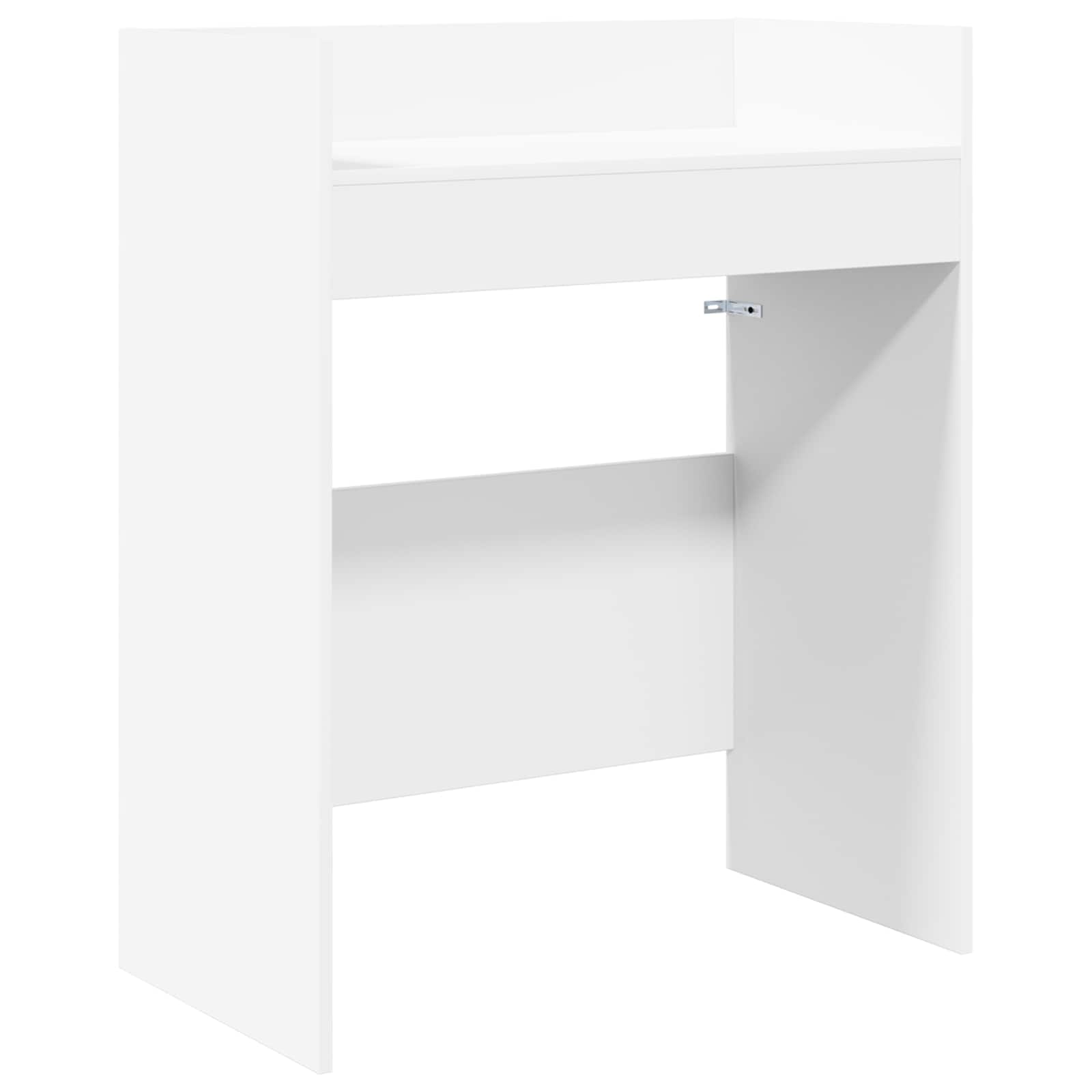 vidaXL DJ Table White 82 x 45 x 102 cm Engineered Wood 2