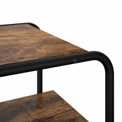 vidaXL Console Table Smoked Oak 100 x 41 x 75 cm Engineered Wood 6