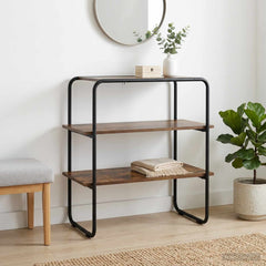vidaXL Console Table Smoked Oak 100 x 41 x 75 cm Engineered Wood 1